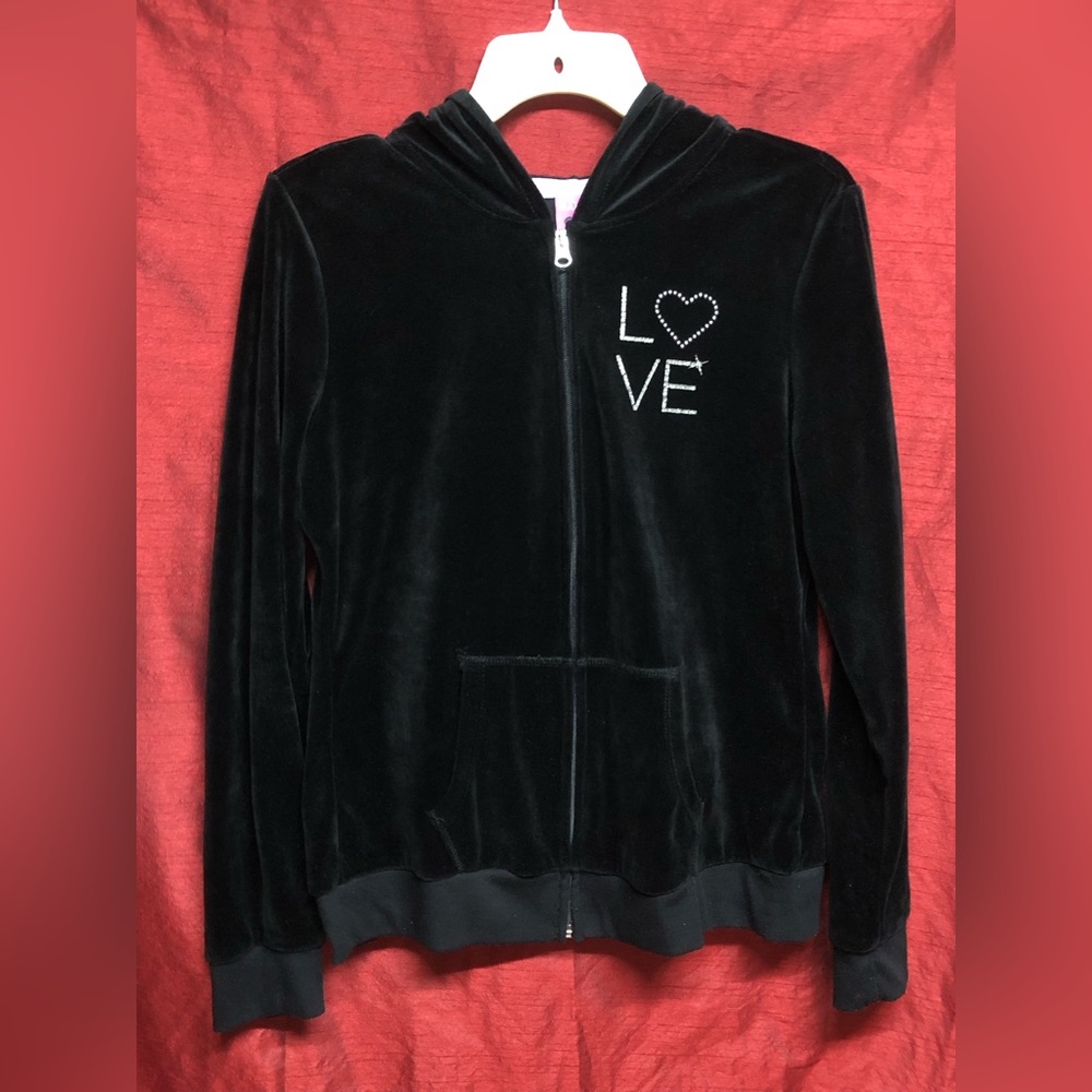 L❤️VE Y2K velour Hard Candy zip up